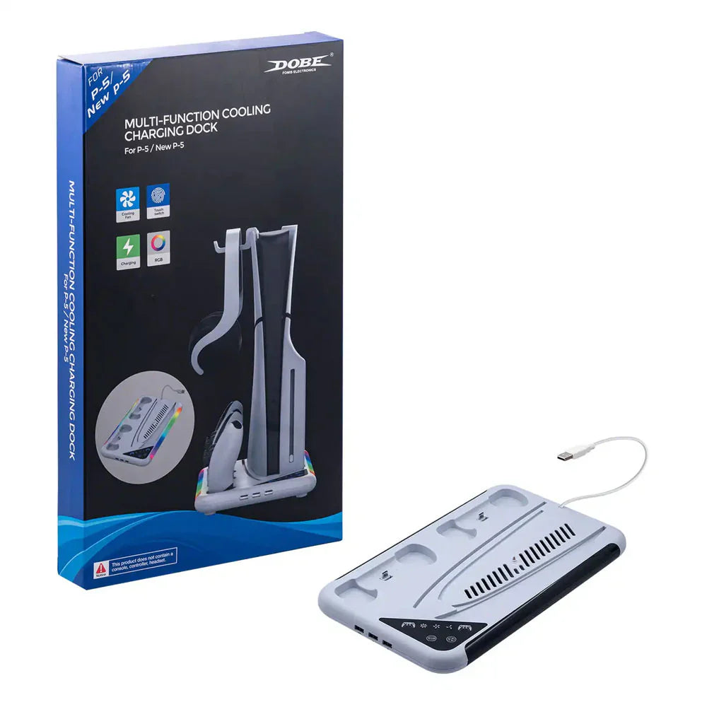 Dobe Station de charge et de refroidissement multifonction pour PS5