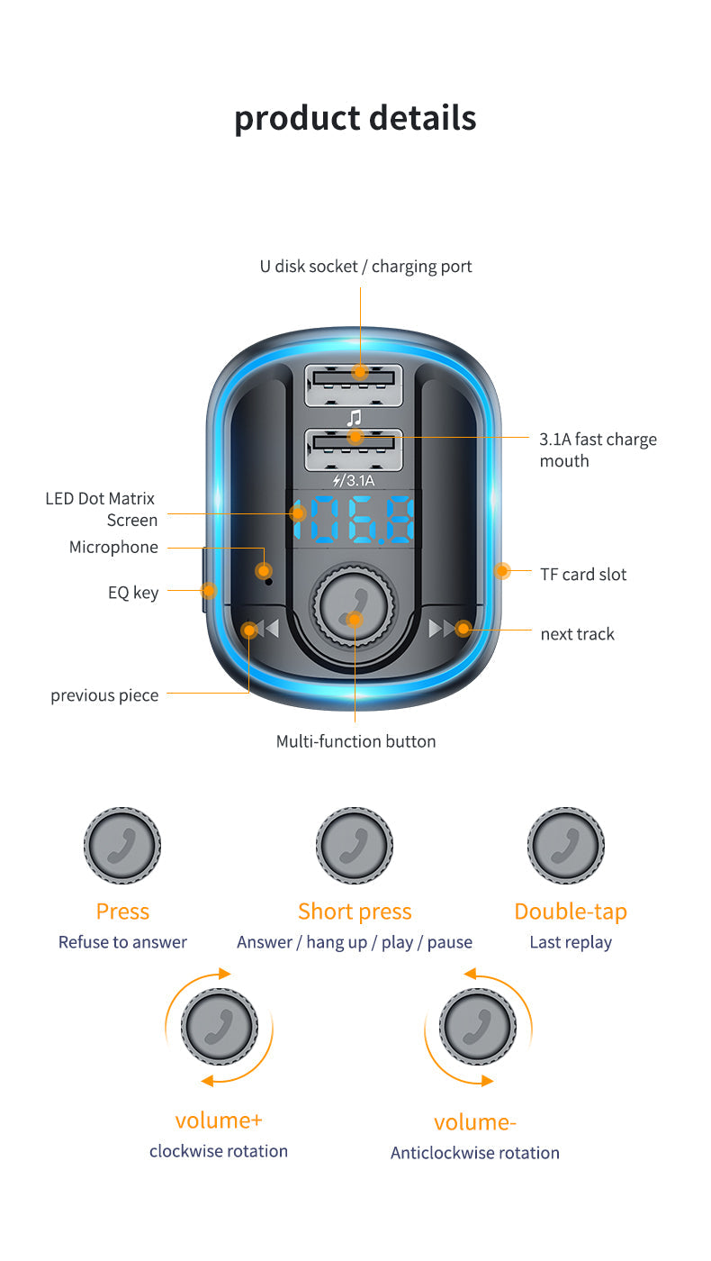 YESIDO FM TRANSMITTER Y44