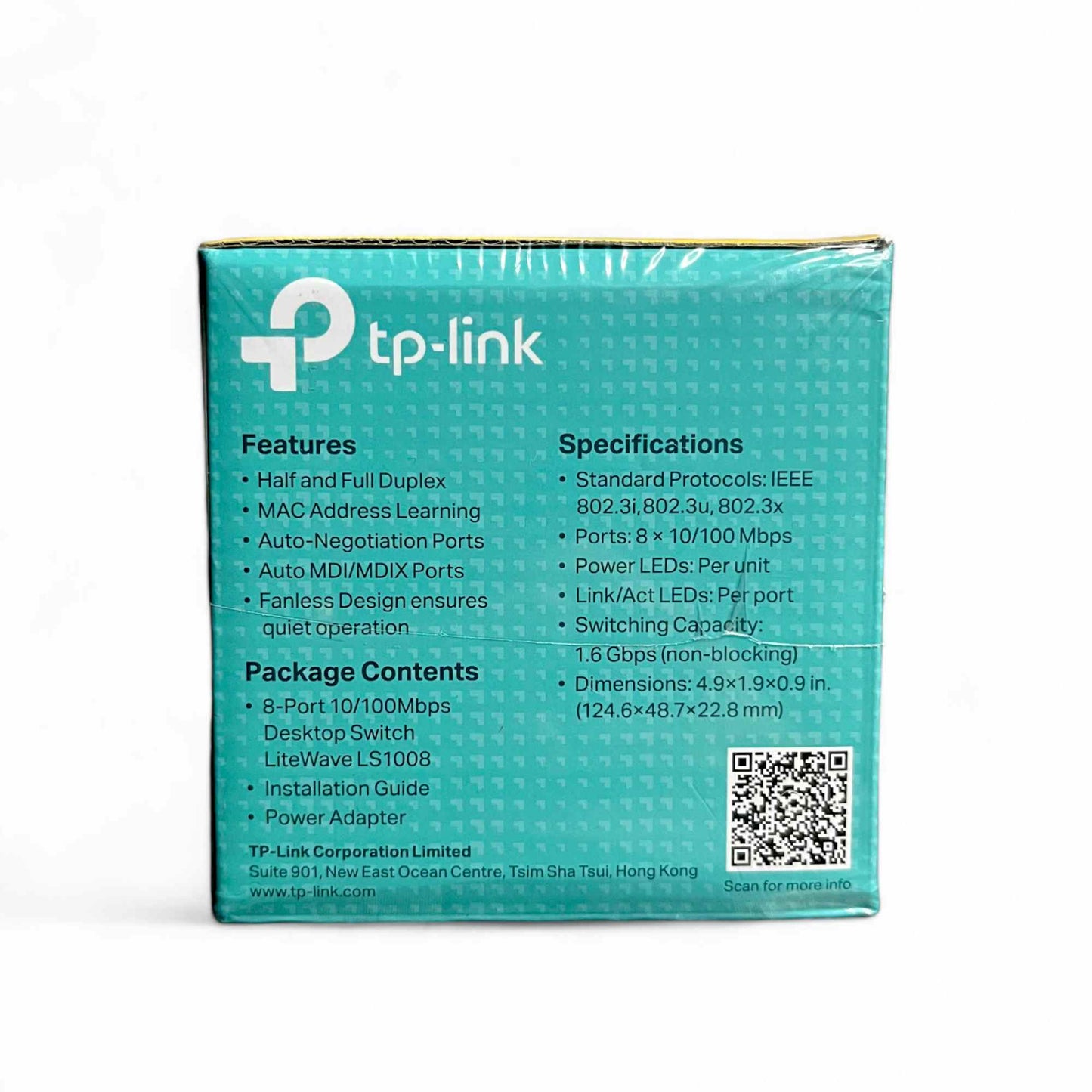 Tp-Link Ls1008 8-port 10/100mbps desktop switch