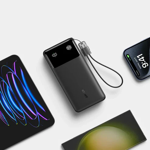 Anker 20 000 mAh 30W avec écran digital Batterie Externe