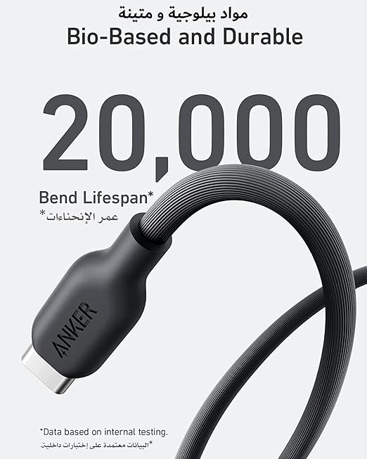 Anker 544 USB-C vers USB-C Cable 100W (6 ft )