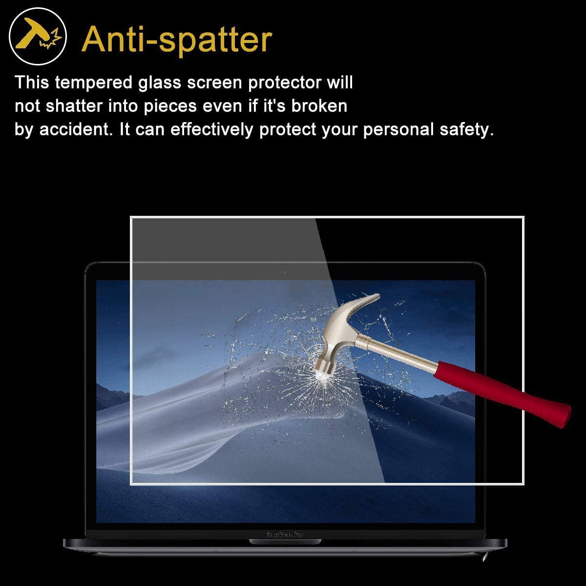 GLASS SCREEN PRO+ PREMIUM TEMPERED FOR MACBOOK