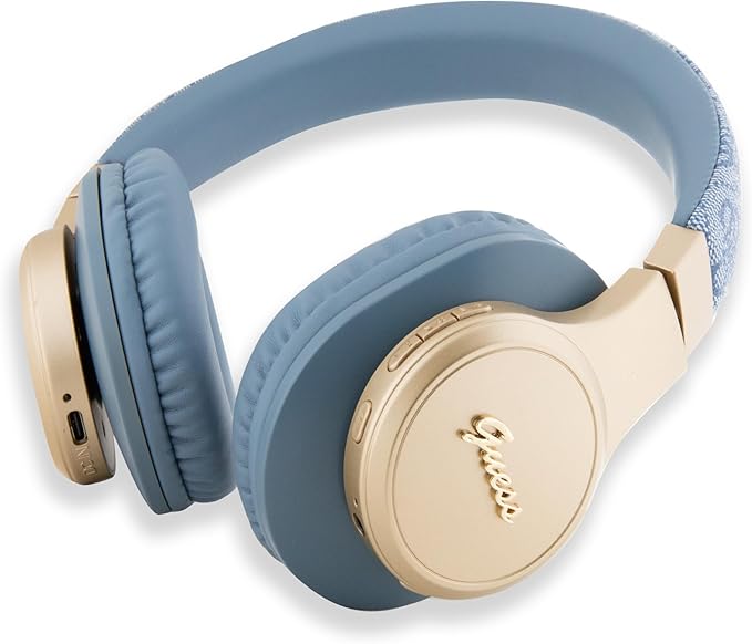 Guess Wireless Headphones leather with script metal