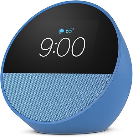 Amazon Echo Spot enceinte connectée avec écran circulaire et Alexa