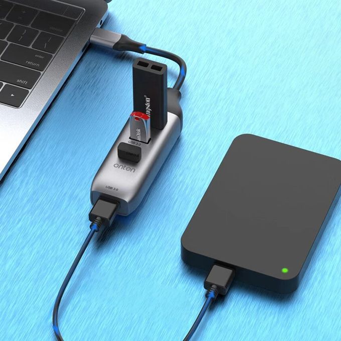 ONTEN USB-C TO HDMI ADAPTER WITH 3.0 HUB