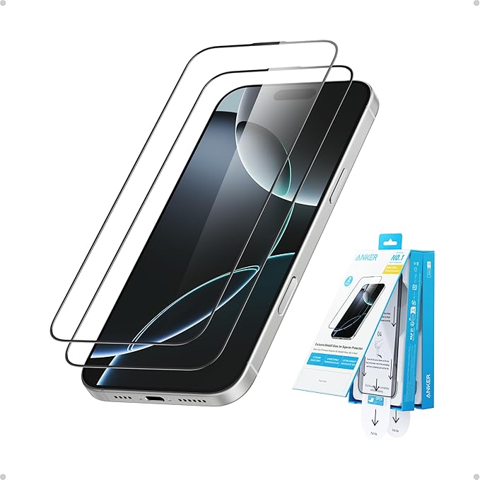 Anker Easy Fit Kit de protection d’écran (HD, lot de 2)