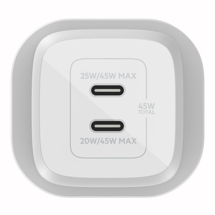 Belkin boostcharge 45w usb-c Gan Dual wall charger