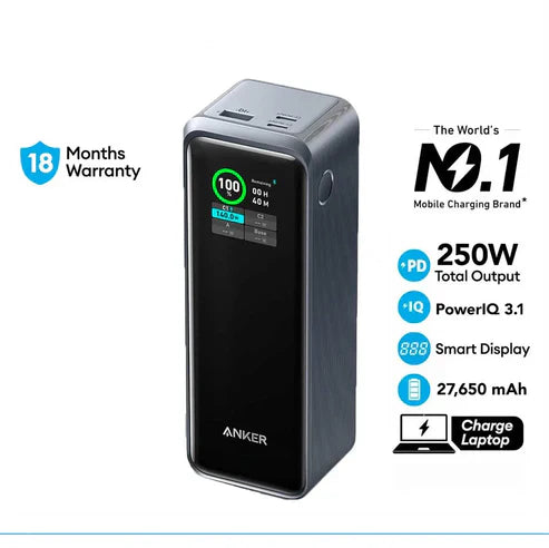 Anker Prime – Batterie Externe 250W avec Application Intelligente