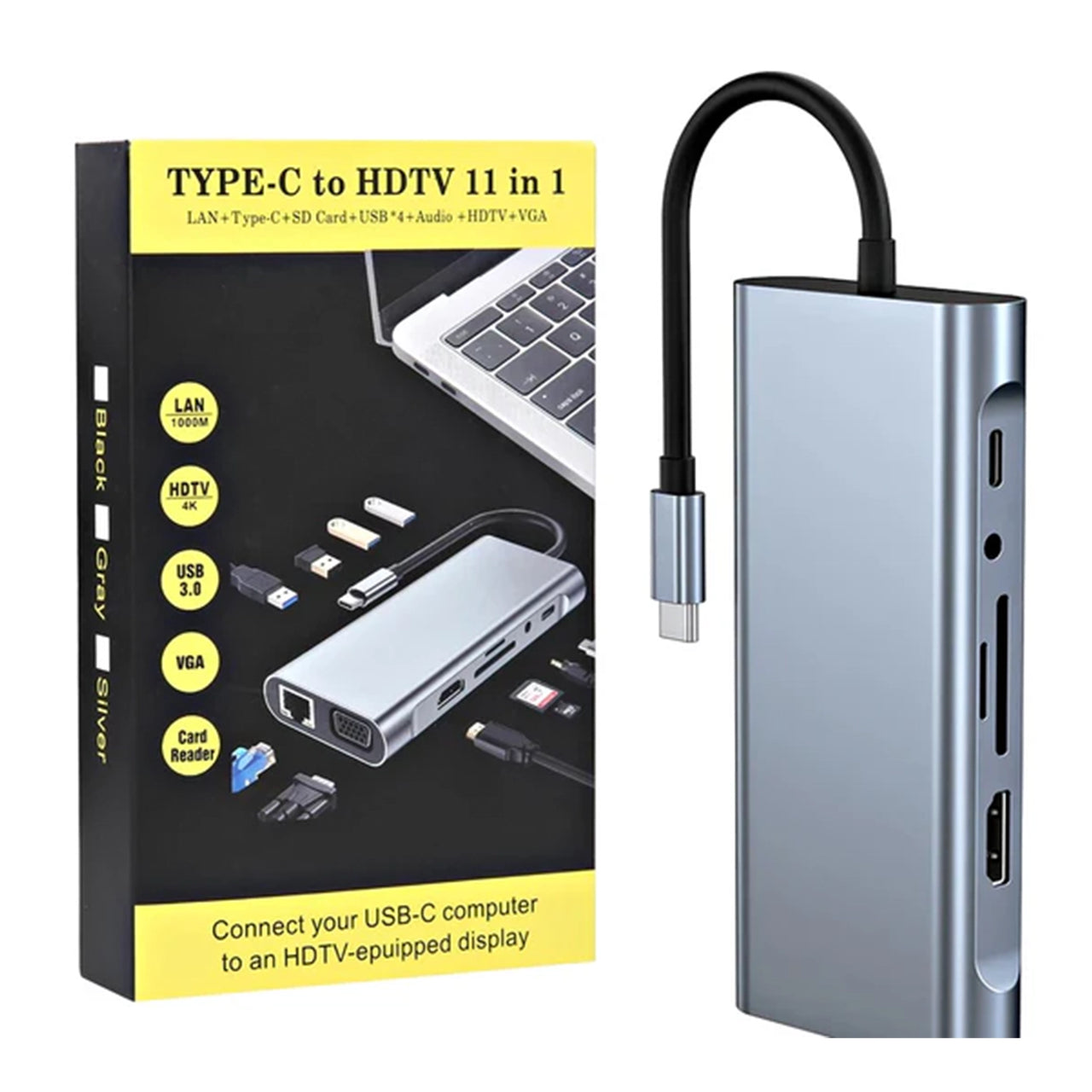 HDTV vers Type-C (11 en 1) Adaptateur