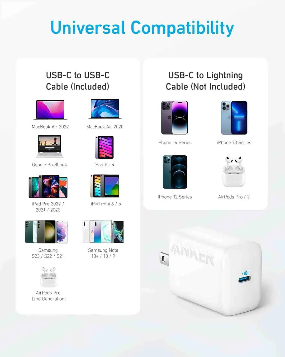 Anker 312 Usb-c (30 W) chargeur