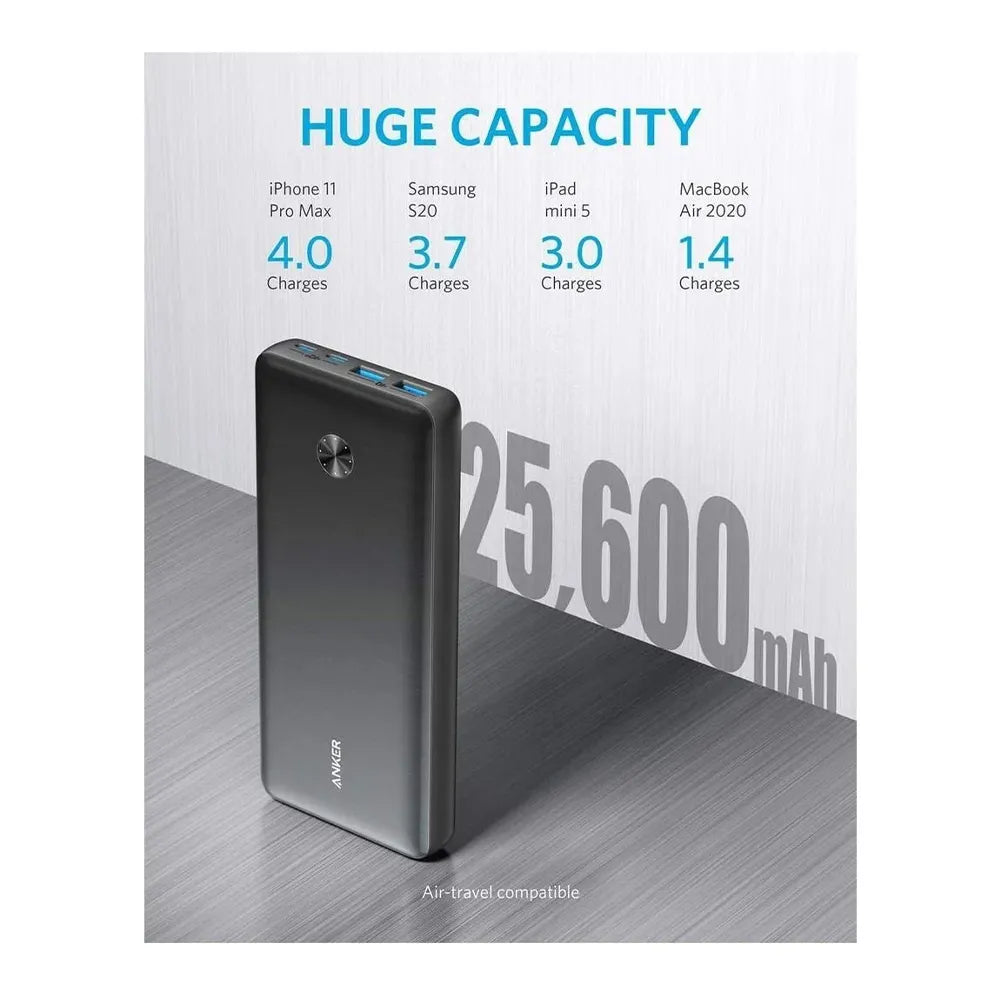 Anker PowerCore III Elite 26K 87W batterie externe – Chargeur portable pour ordinateur portable