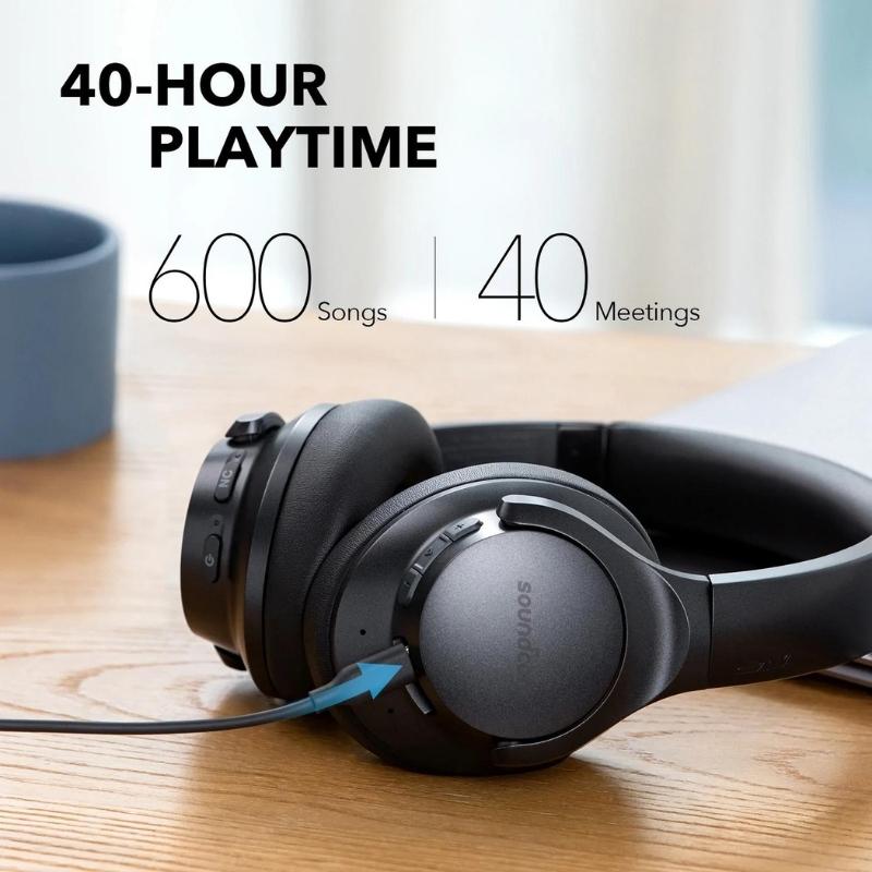 Anker Soundcore Life Q20+ – Casque Bluetooth Avec Réduction Active du Bruit (ANC)