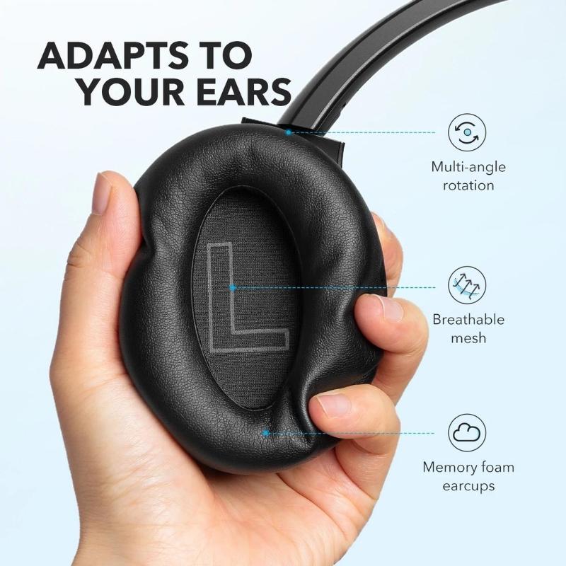 Anker Soundcore Life Q20+ – Casque Bluetooth Avec Réduction Active du Bruit (ANC)