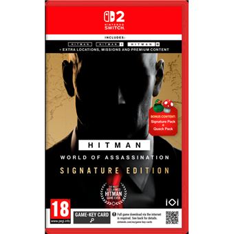Nintendo switch 2 Cd hitman world of assassination