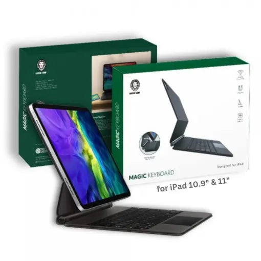 Green lion touchpad keyboard case