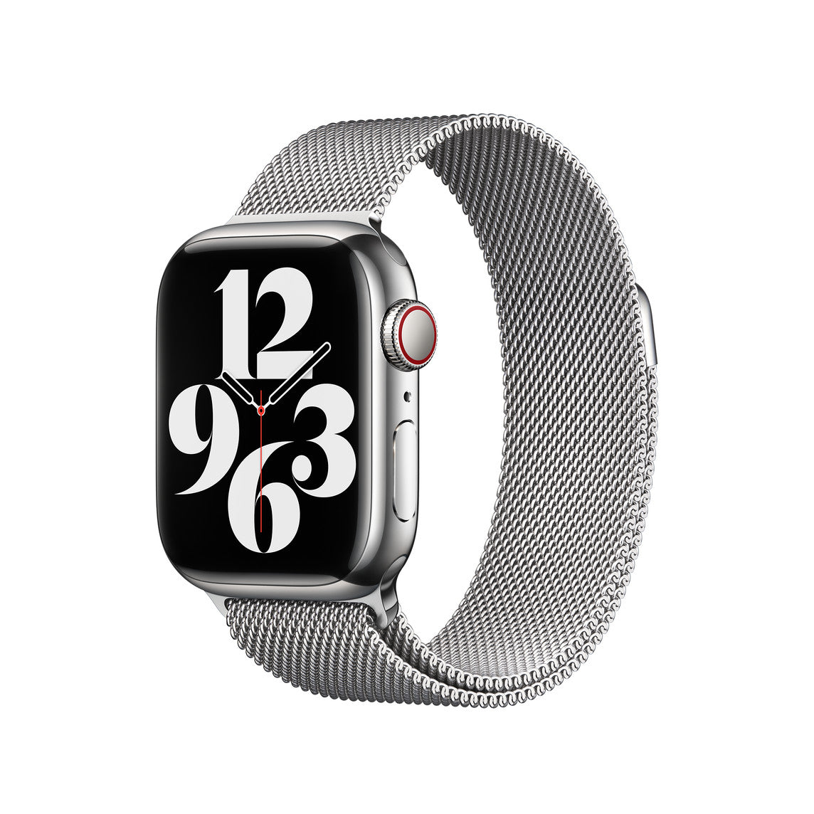 Original band silver milanese loop stainless steel apple watch 41mm