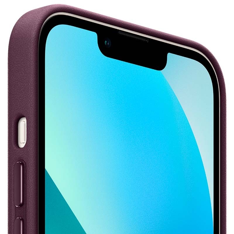 Apple Coque en Cuir avec MagSafe pour iPhone 13