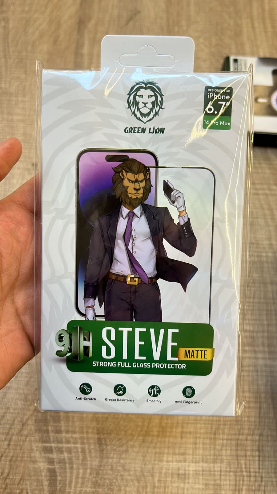 GREEN LION 9H STEVE MATTE IPHONE 14