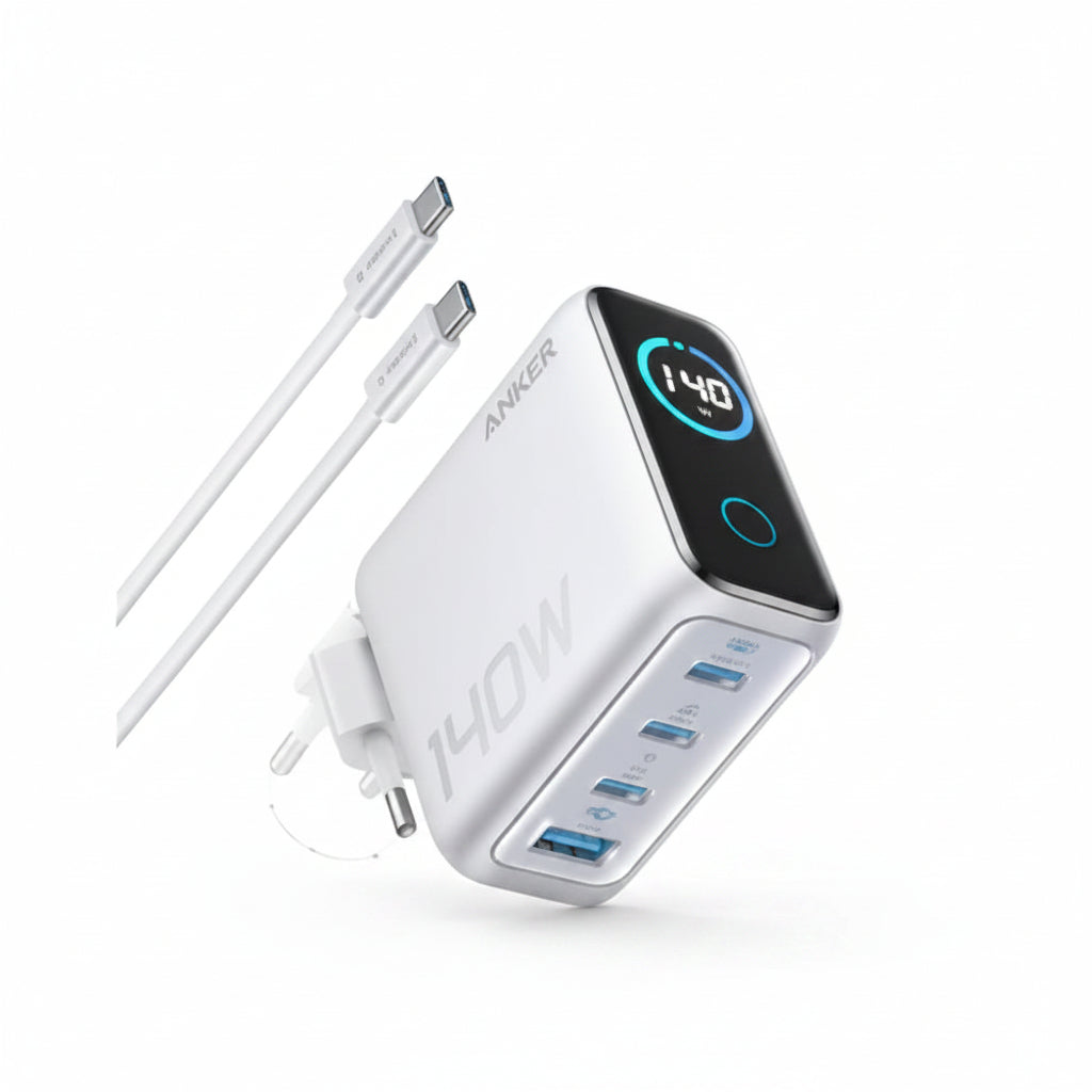 Anker Zolo chargeur (140W/4 ports) avec câble USB-C