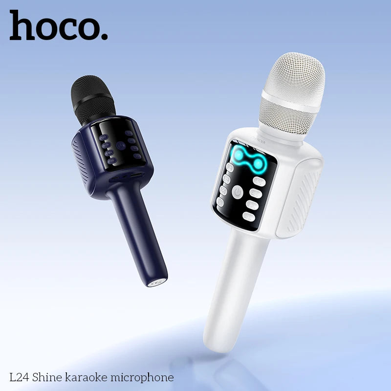 Hoco microphone karaoké l24