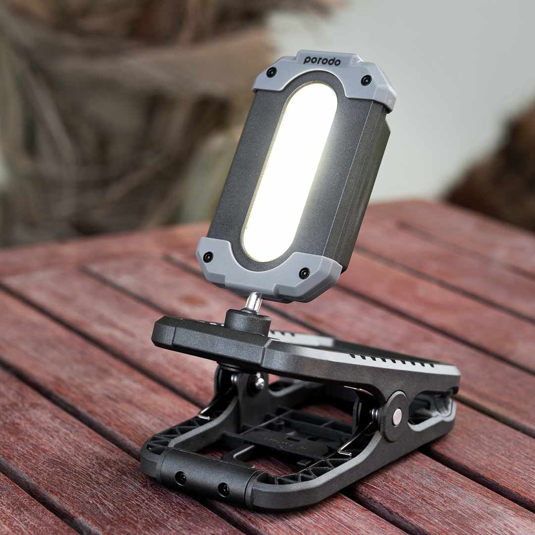 Porodo magnetic 4000mah outdoor lamp with phone charging output