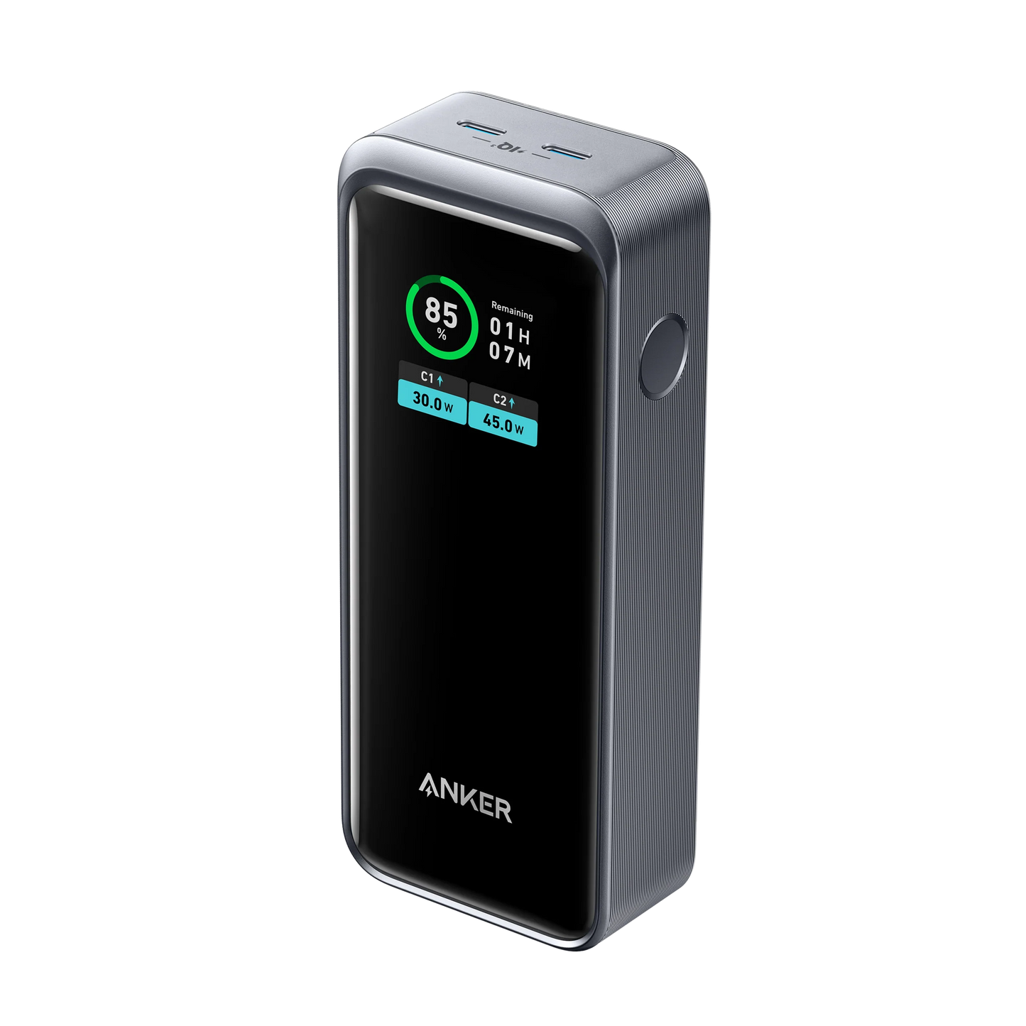 Anker Prime – Batterie Externe 130W avec Entrée 62W et Affichage Intelligent