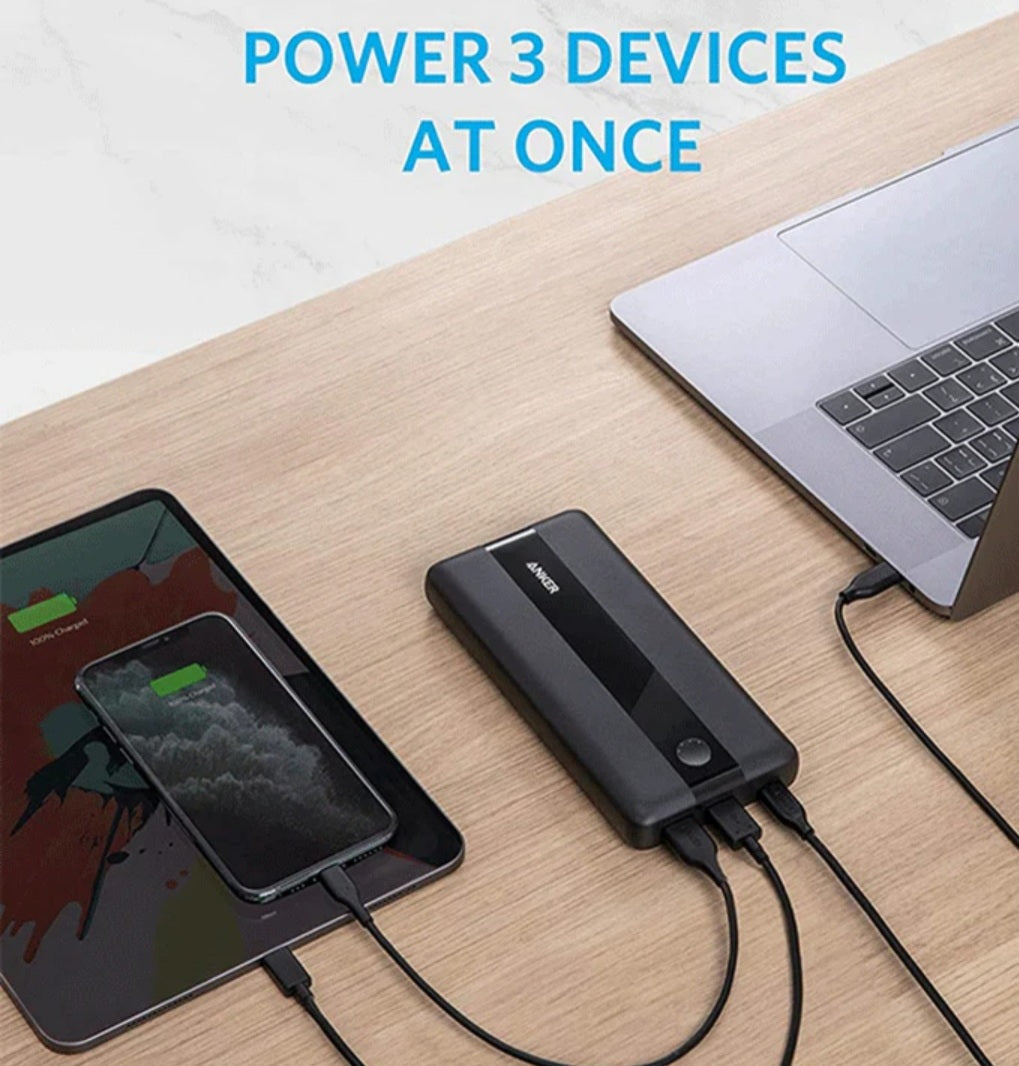 Anker PowerCore 3 19 000 mAh Chargeur Portable pour Ordinateur Portable
