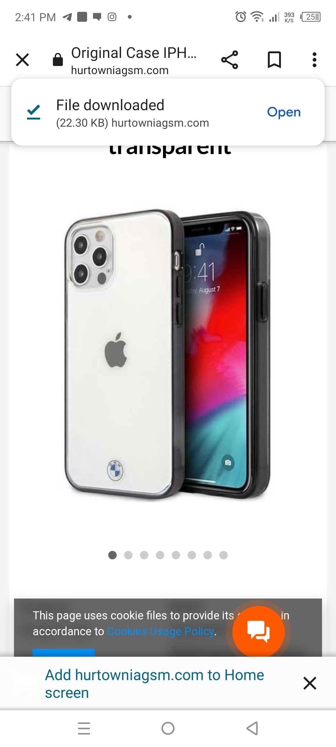 COVER BMW M IPHONE 13 PRO MAX CLEAR