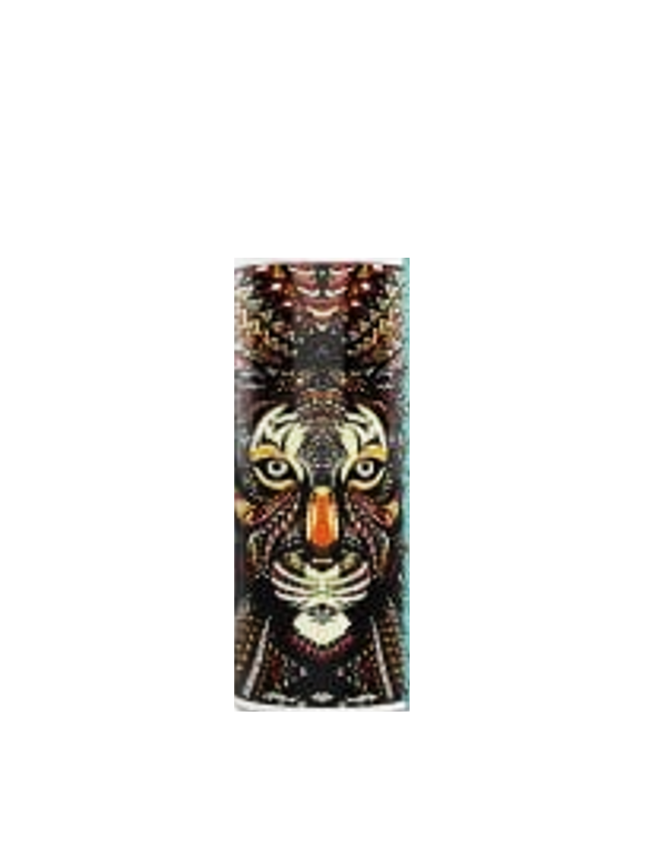 GREEN LION BOTTLE ART PAINTING