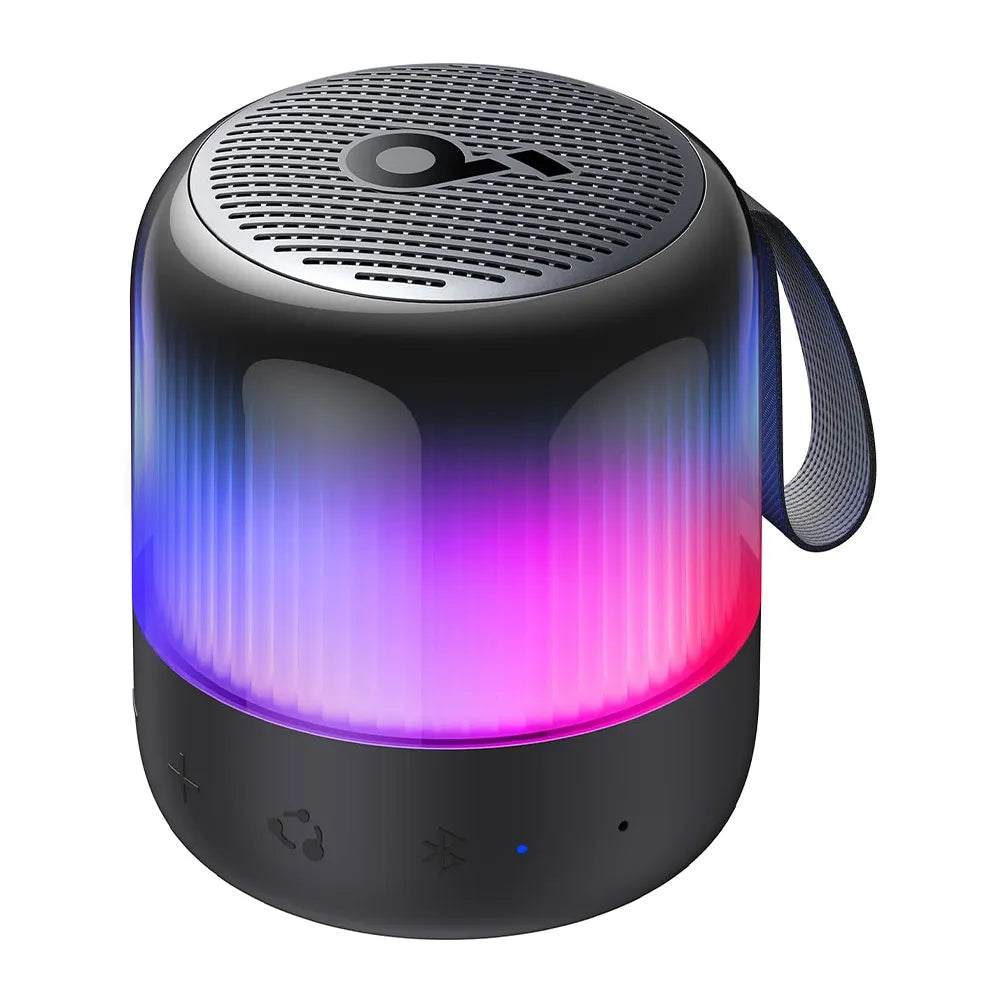 Anker Soundcore Glow Mini – Enceinte Bluetooth Portable avec Éclairage LED