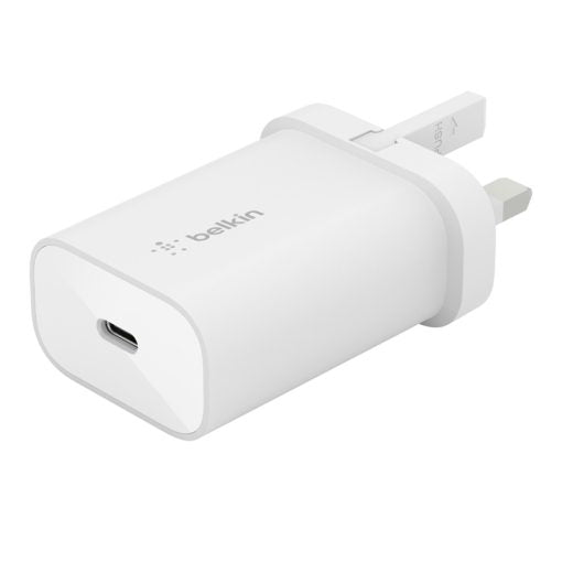 Belkin boostcharge 25w chargeur mural usb-c avec pps