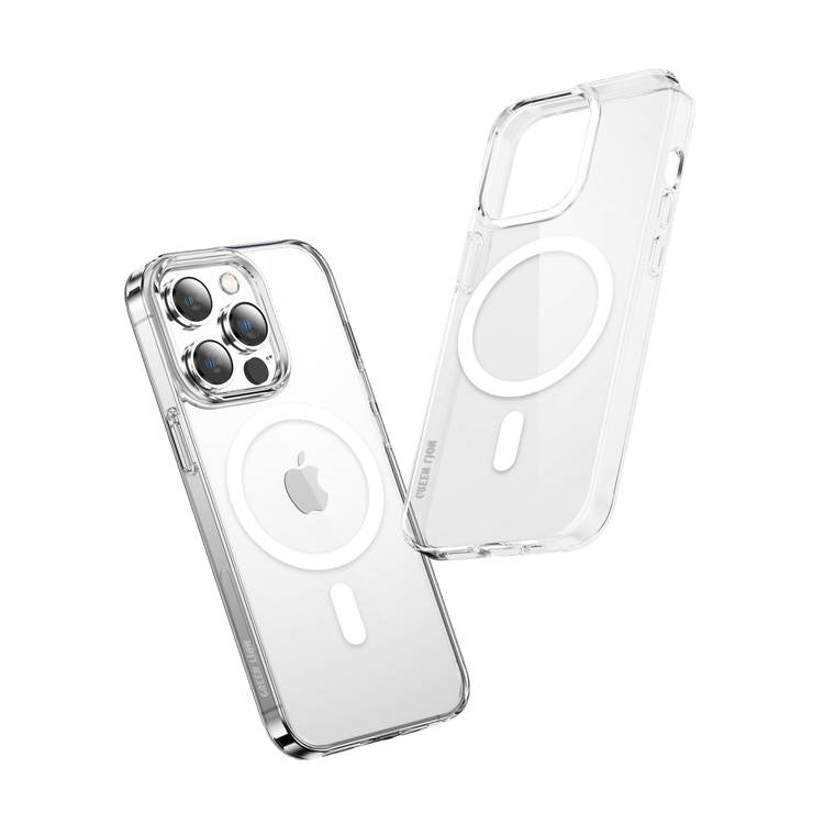 Green Lion MagSafe Étui transparent pour iPhone ( 14 / 15 )