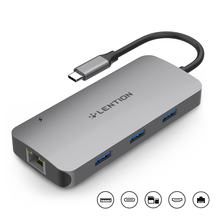 LENTION USB C DIGITAL AV MULTIPORT ADAPTER CE57SE