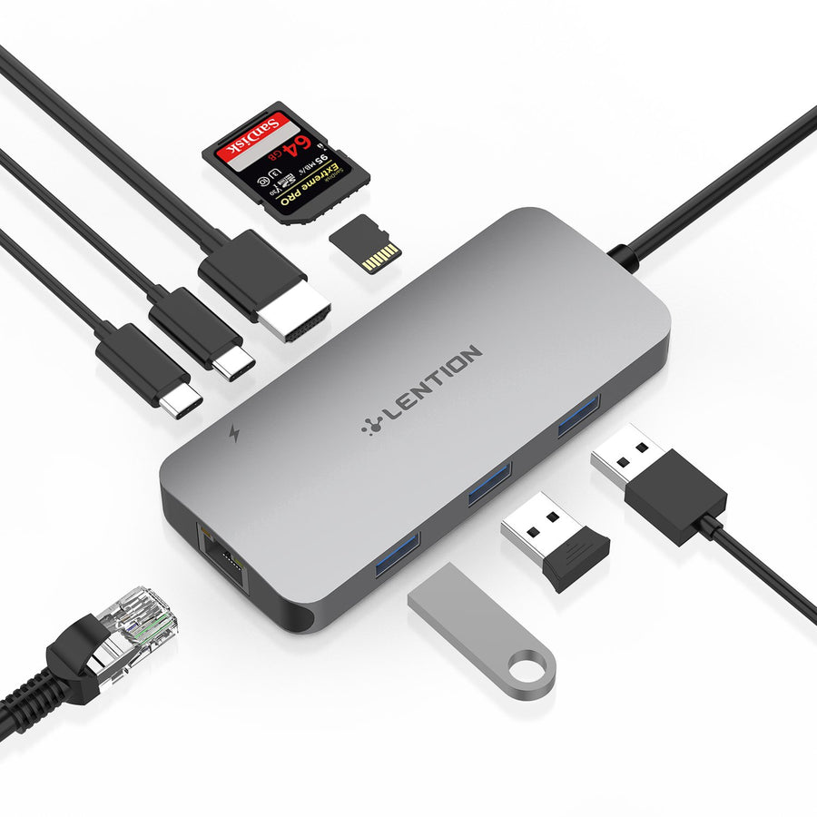 LENTION USB C DIGITAL AV MULTIPORT ADAPTER CE57SE