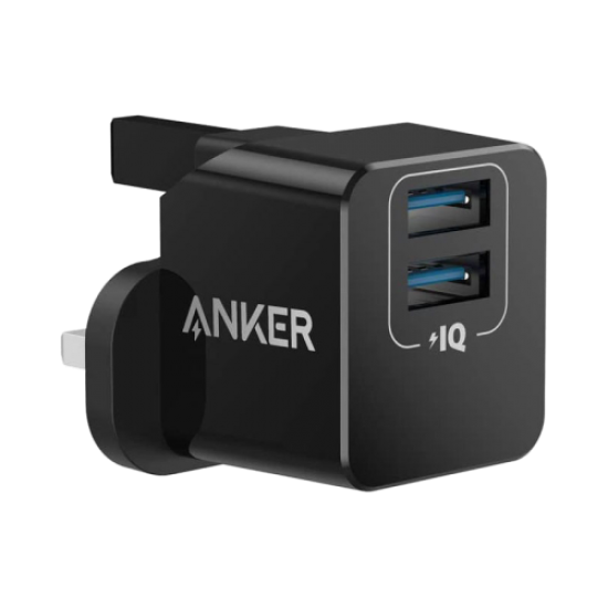 Anker PowerPort Mini – Adaptateur Secteur 12W avec 2 Ports USB-A