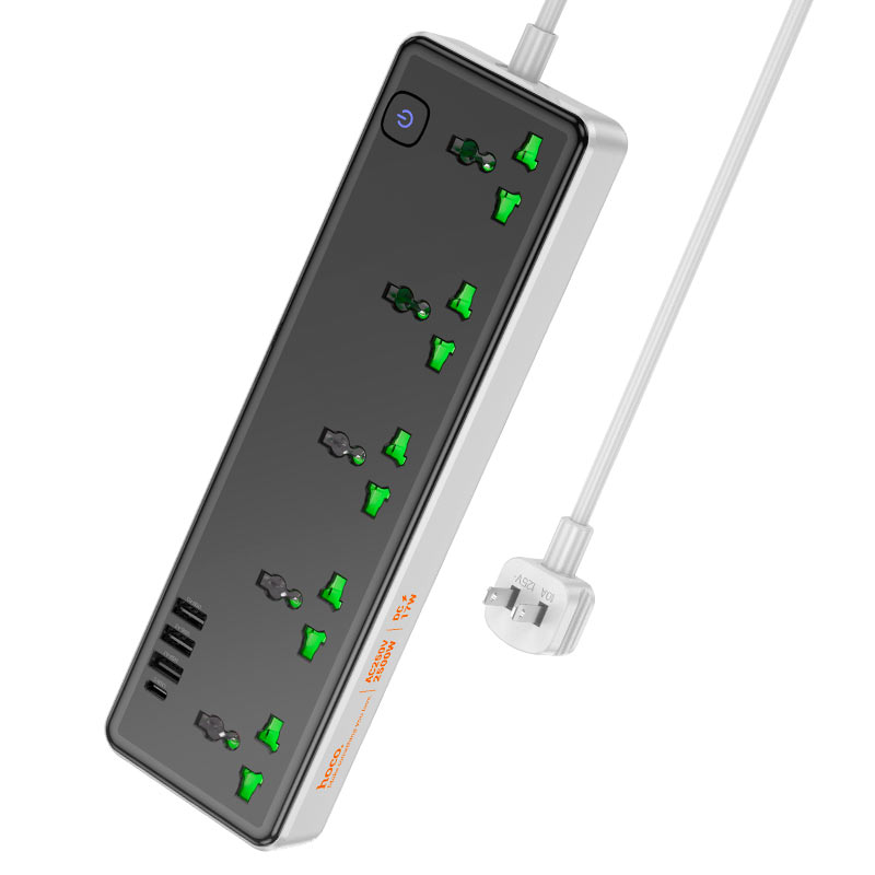 Hoco multifunctional safety socket AC13A