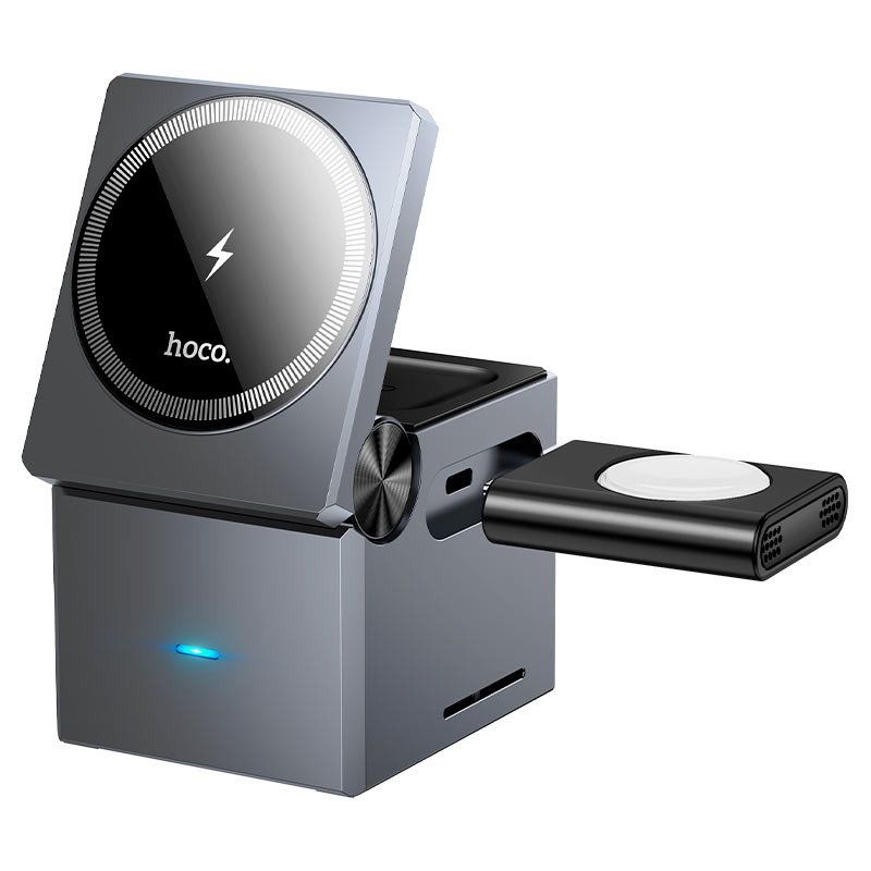 Hoco 3-in-1 folding magnetic wireless fast charger 15w CQ8