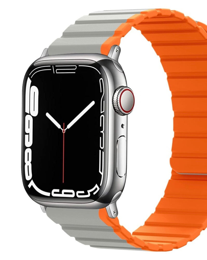 GREEN LION 2 IN 1 SILICONE+MAGNETS WATCH BAND