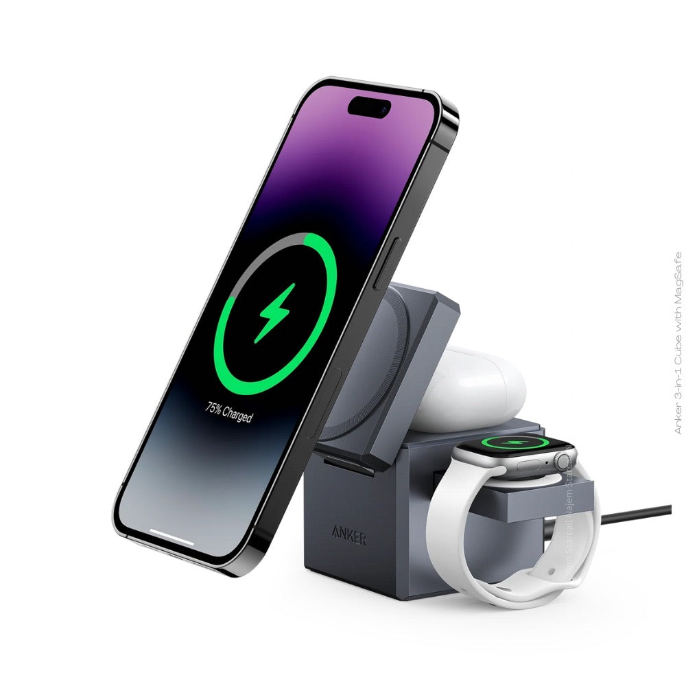 Anker 3‑in‑1 Cube avec MagSafe (série 7)