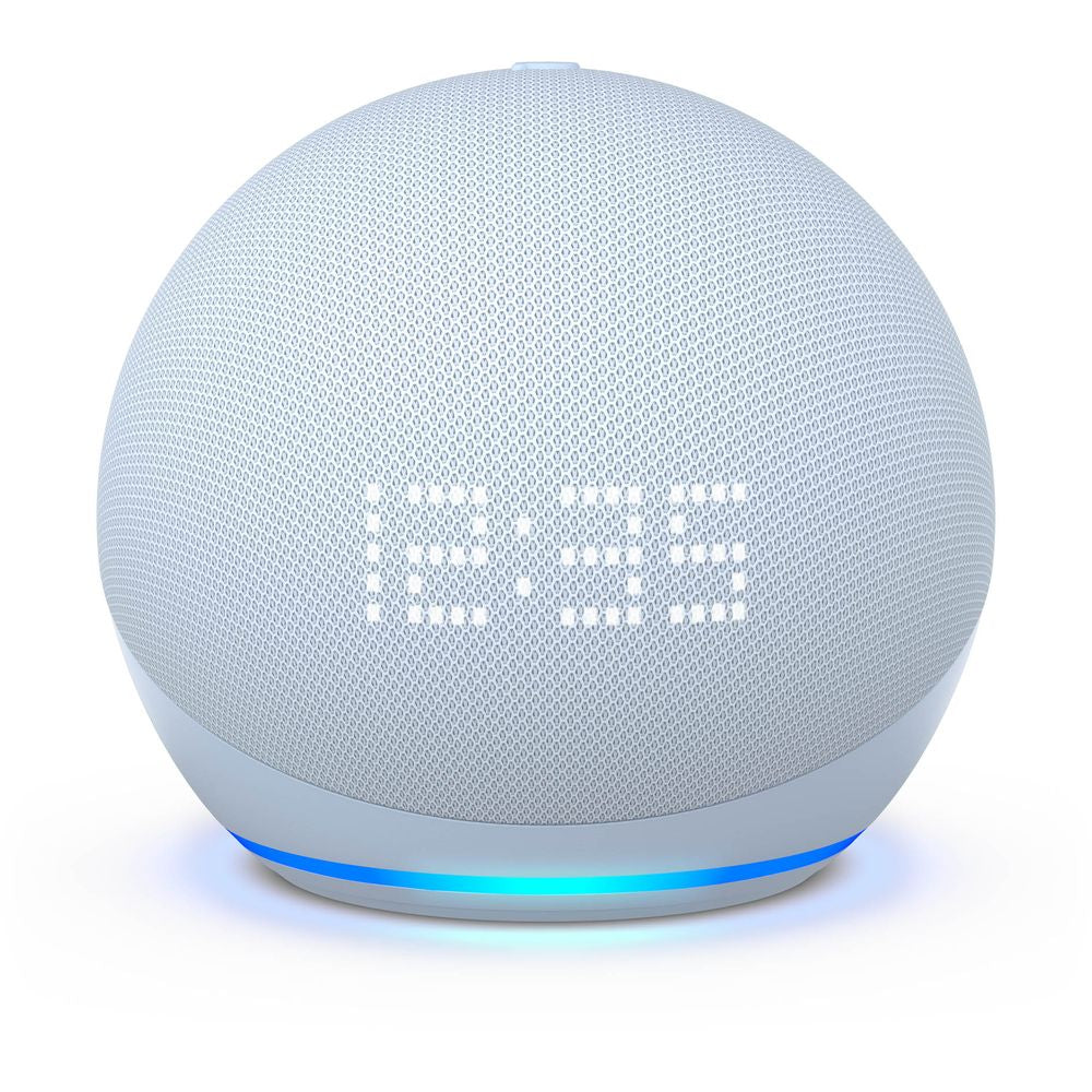 Amazon Echo Dot 5ᵉ génération avec horloge lumineuse Enceintes