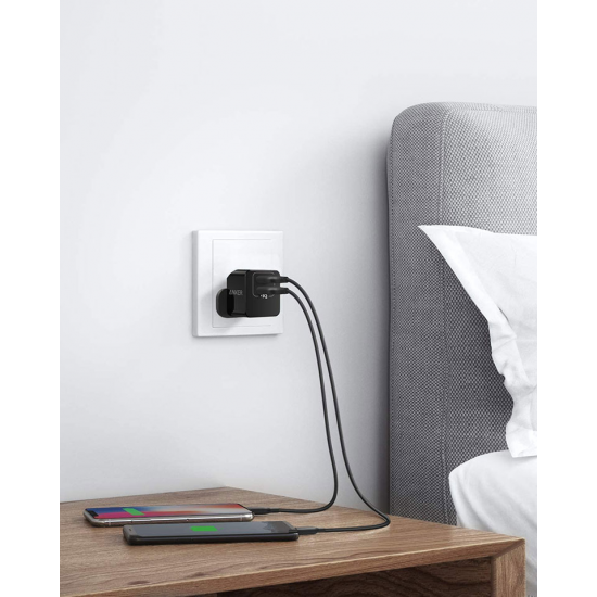 Anker PowerPort Mini – Adaptateur Secteur 12W avec 2 Ports USB-A