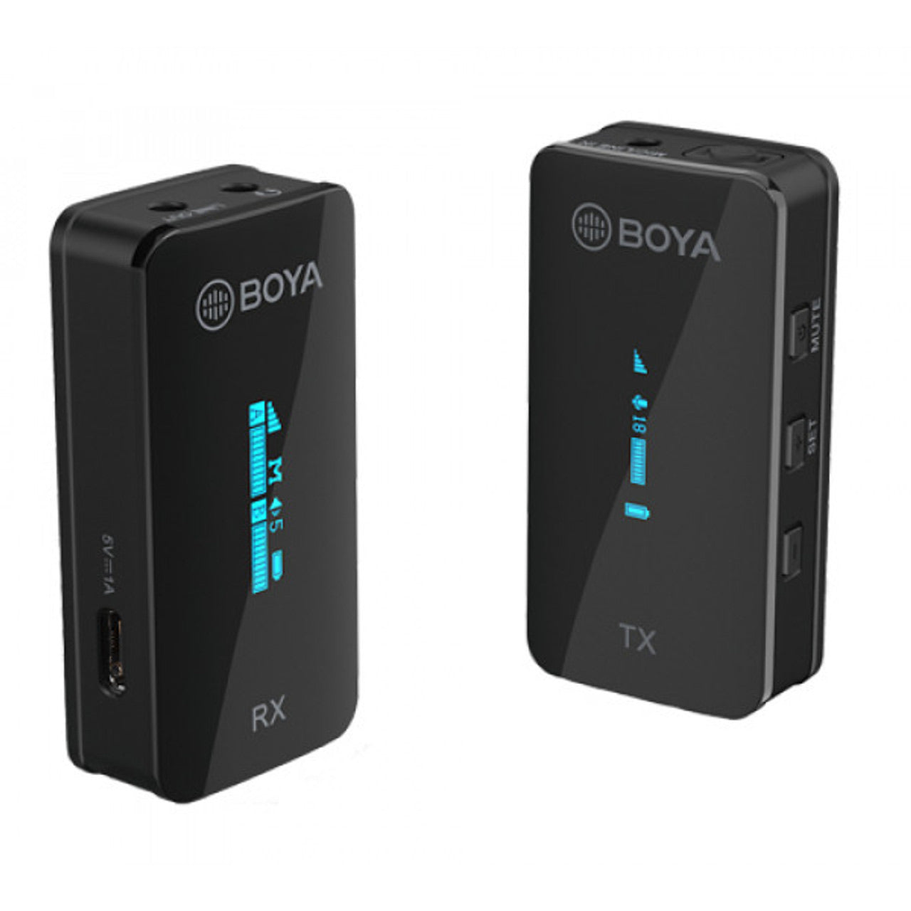 Boya Ultracompact 2.4GHz Dual-channel Wireless Microphone System BY-XM6-S1