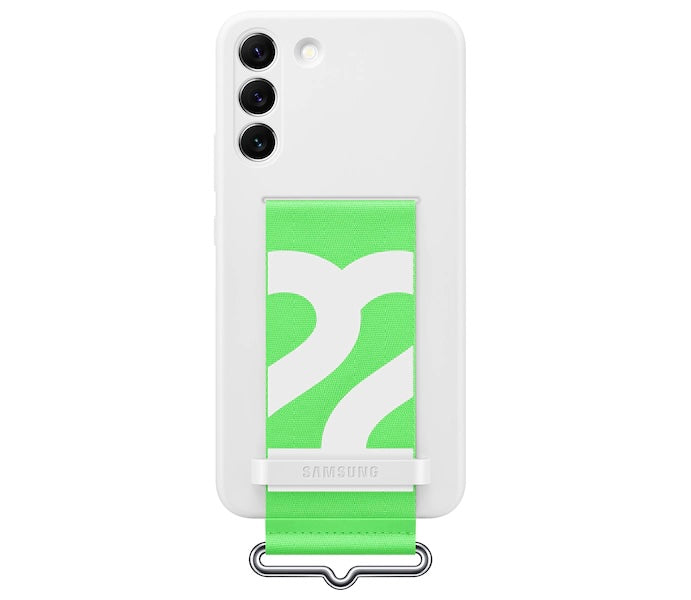 original Samsung Galaxy Silicone Cover with strap S22+