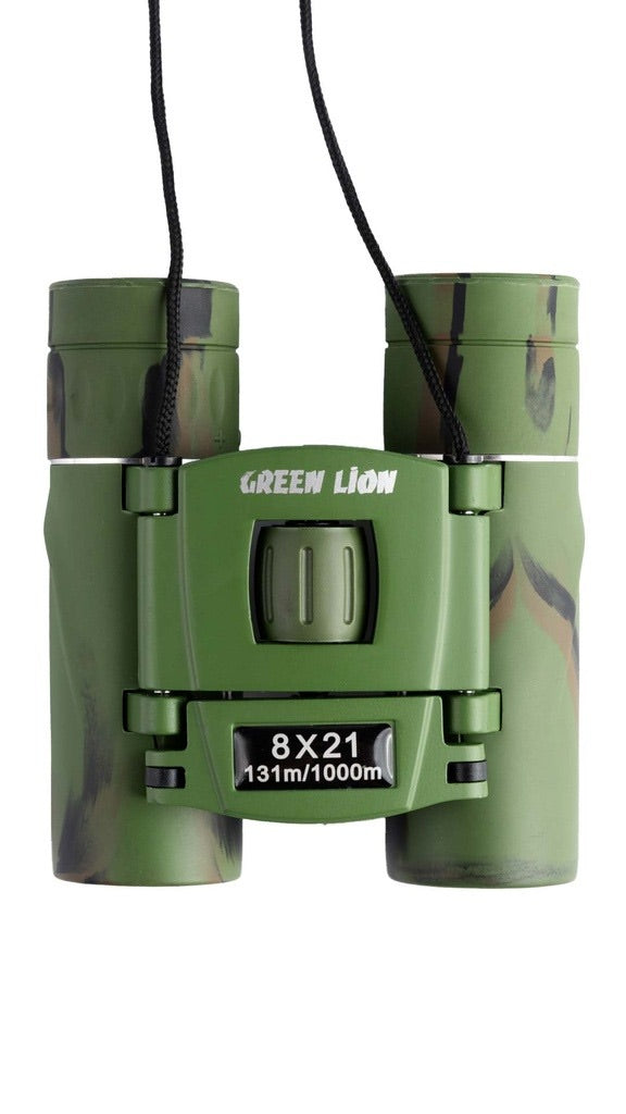 Green lion jumelles requin