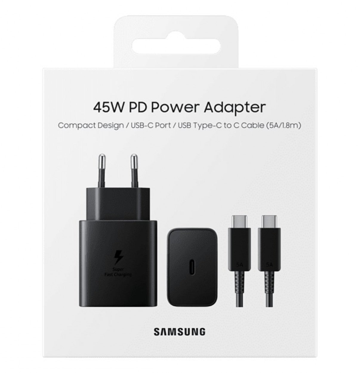 SAMSUNG ADAPTATEUR D'ALIMENTATION PD 45W AVEC CÂBLE lb