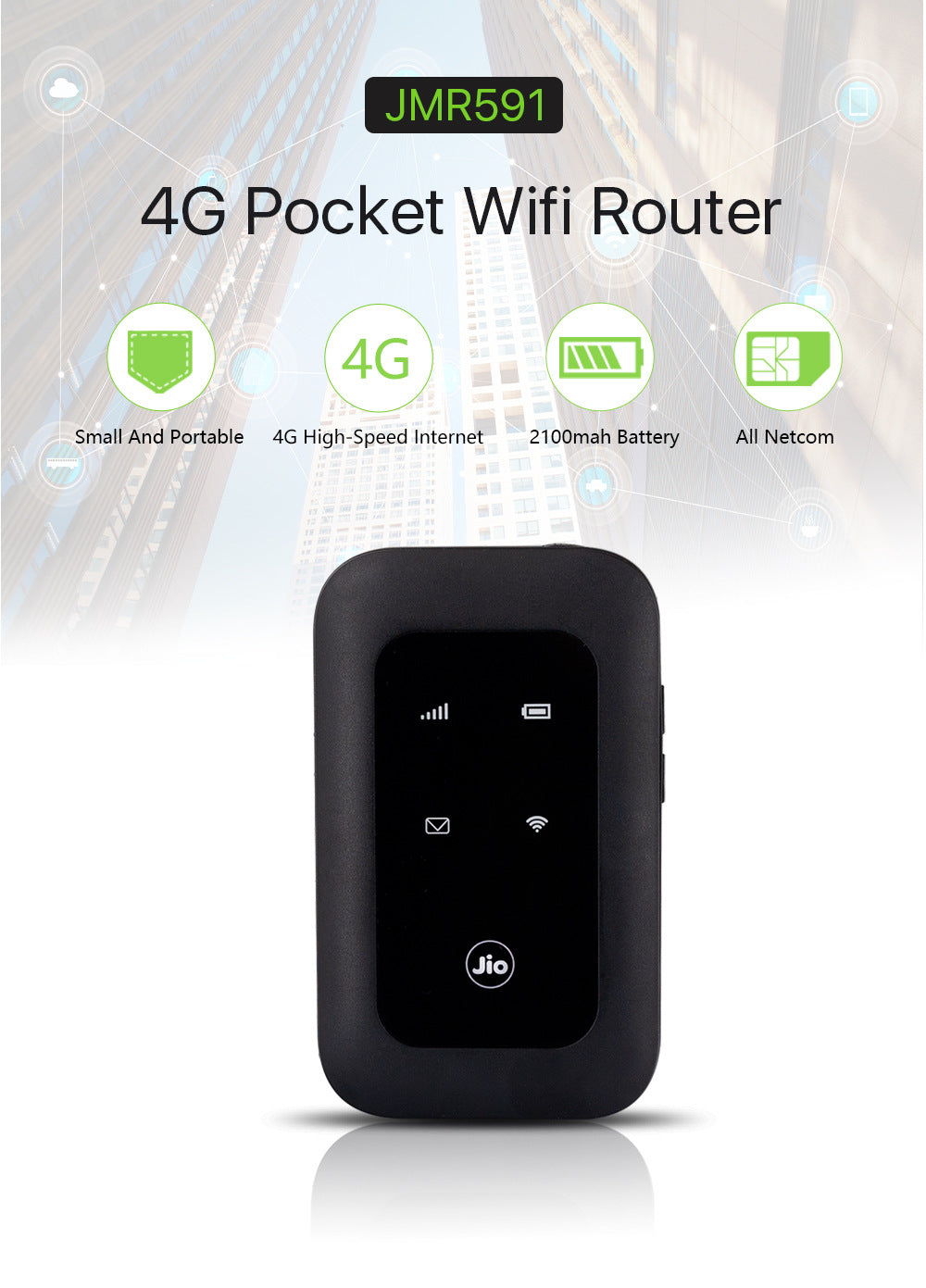 Jiofi 4G+ routeur M2