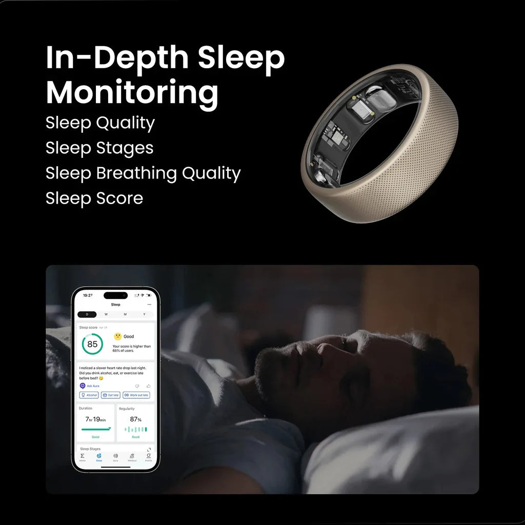 Amazfit Helio Ring Titanium Taille 12 (par Zepp)