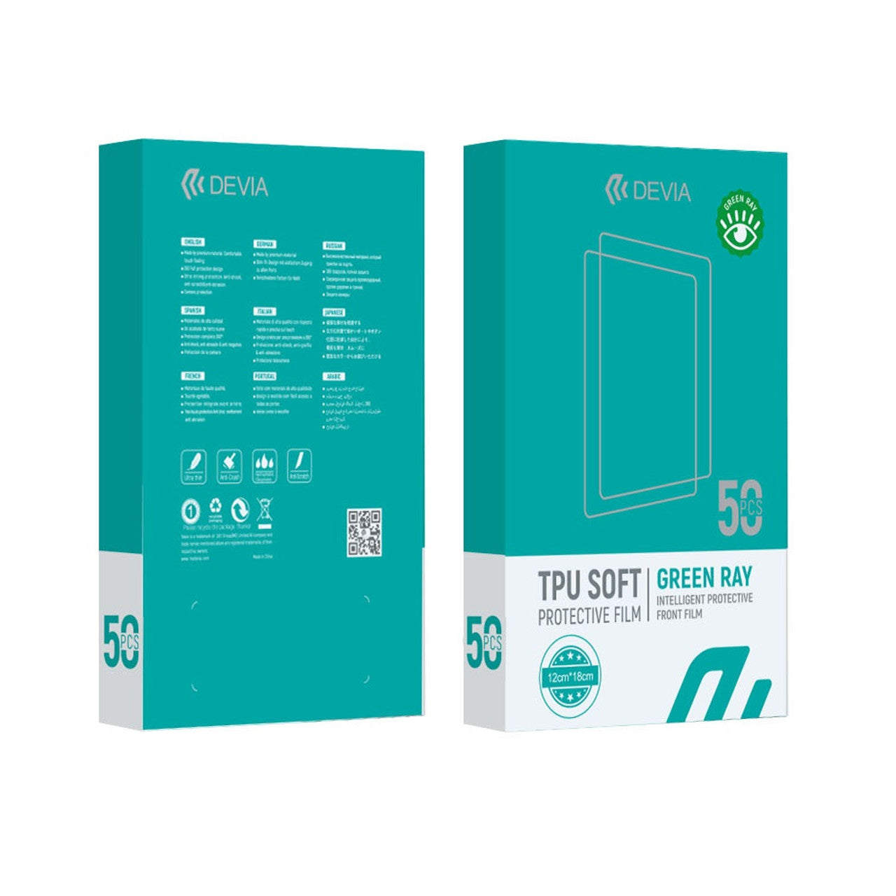 Devia protector machine clear box 50pc
