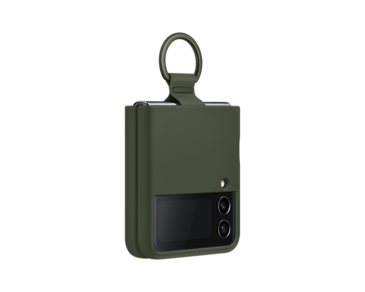 SILICONE COVER WITH RING GALAXY Z FLIP 4