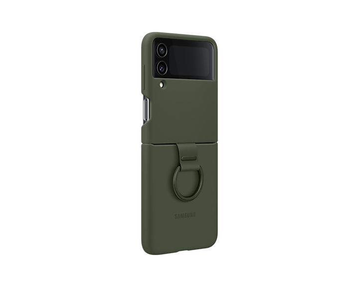 SILICONE COVER WITH RING GALAXY Z FLIP 4